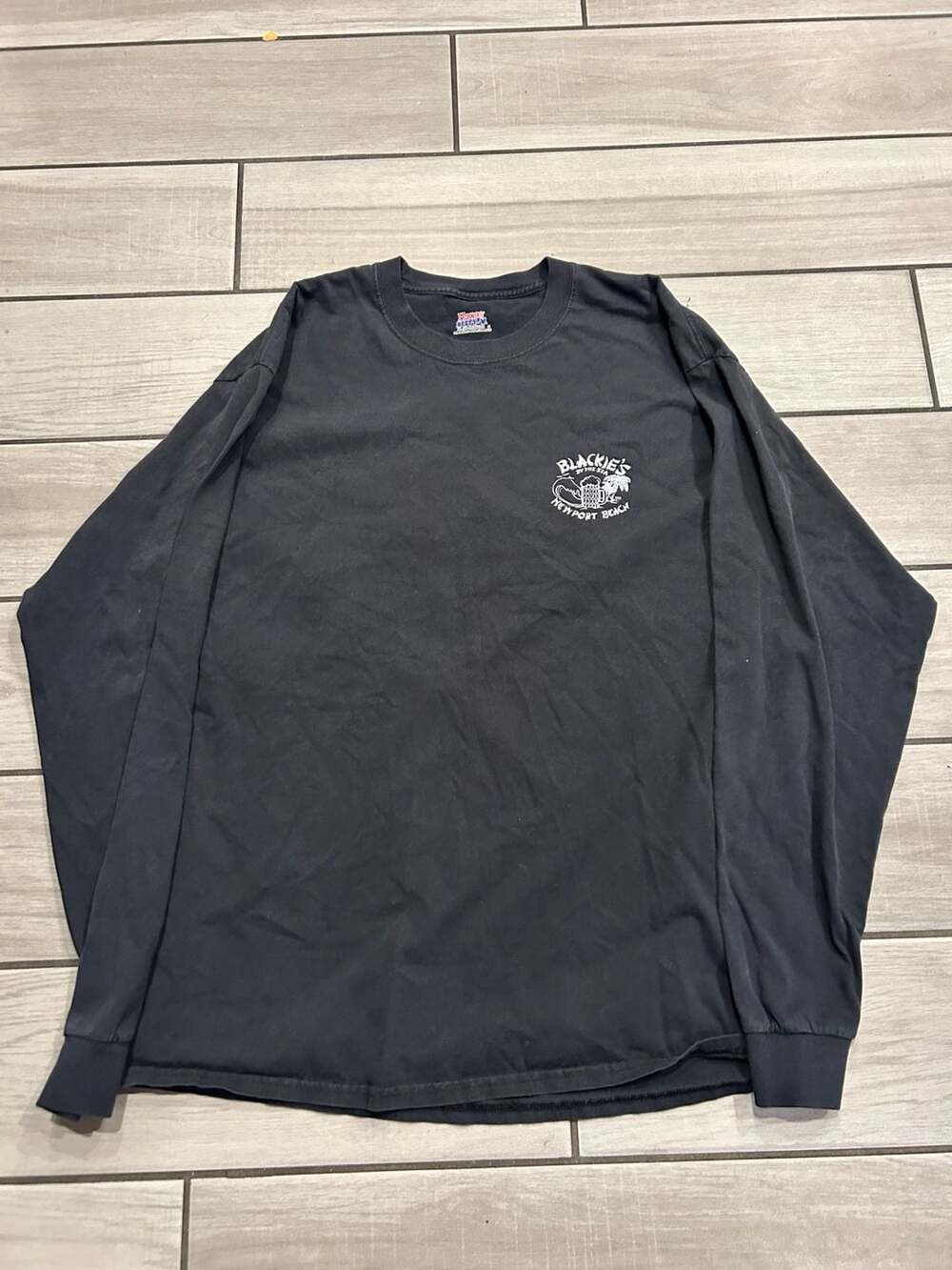 Blackie's By The Sea Newport Beach Long Sleeve T-Shirt